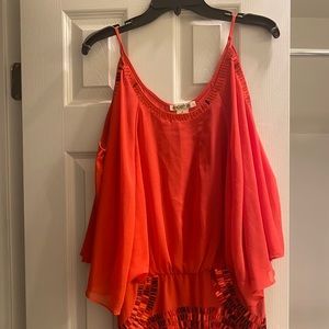 Red Sequin Arden B dress Size S